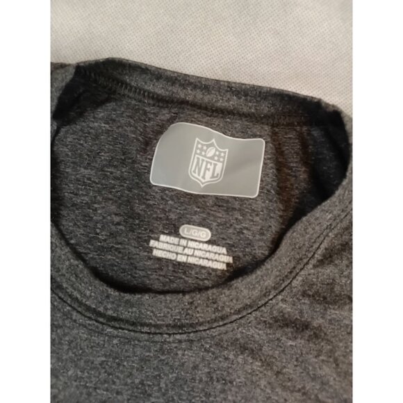 Dallas Cowboys NFL Football T-Shirt Gray Polyester - Picture 3 of 5